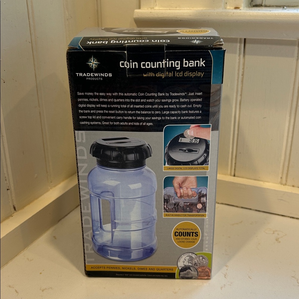 In original box-coin counting bank with digital lcd display - Picture 4 of 8